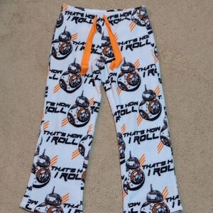 BB8 Star Wars Fuzzy Pajama Pants